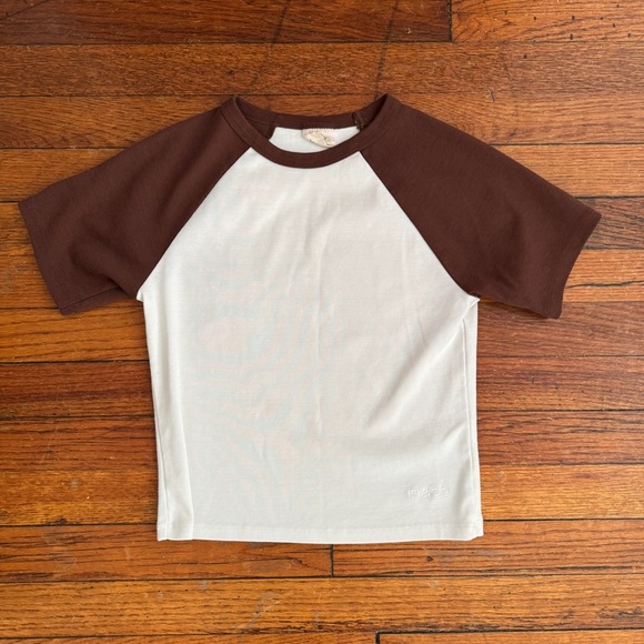 P&Co Cropped Baseball Tee - UK Size 10 / Fits like US Small - Picture 1 of 5